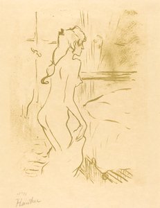 دراسة امرأة (Etude de femme) بواسطة هنري دي تولوز لوتريك