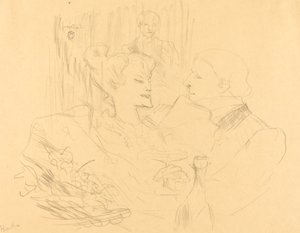العشاء في لندن بواسطة Henri de Toulouse Lautrec