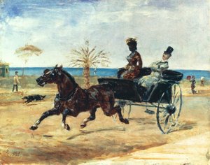 الكونتيسة السوداء ، 1881 بواسطة هنري دي تولوز لوتريك