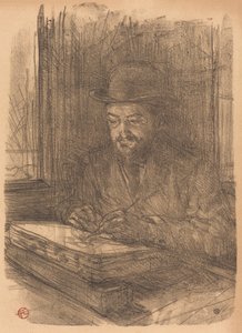 صانع المطبوعات الجميلة Adolphe Albert The Good Engraver - Adolphe Albert ، 1898. بواسطة هنري دي تولوز لوتريك