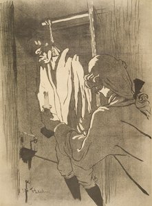 الرجل المعلق ، 1892 بواسطة هنري دي تولوز لوتريك
