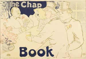 The Irish and American Bar ، شارع Royale ، ملصق لكتاب الفصل 1895