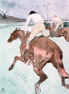 الفارس 1899 (الطباعة الحجرية الملونة) بواسطة هنري دي تولوز لوتريك