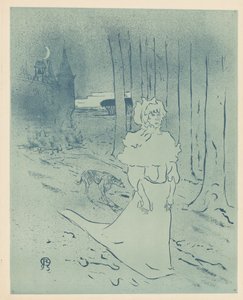 سيدة مانور أو Omen La chatelaine ou le tocsin ، 1895. بواسطة هنري دي تولوز لوتريك