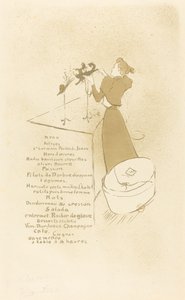The Milliner (The Milliner - Renée Vert) بواسطة هنري دي تولوز لوتريك