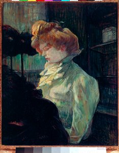 The Modist. Portrait of Madame Louise Blouet (oil on canvas بواسطة هنري دي تولوز لوتريك