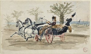 منتزه بروميناد دي أنغليه في نيس بواسطة Henri de Toulouse-Lautrec