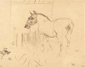 المهر الصغير من Calmese The Little Pony من Calmese ، 1899. بواسطة هنري دي تولوز لوتريك
