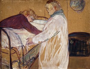 اثنين من النساء جعل سريرهم. امرأتان تصنعان سريرهما ، 1891 بواسطة هنري دي تولوز لوتريك
