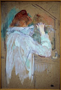 امرأة شباك الرسم على الورق المقوى بواسطة هنري دي تولوز لوتريك (1864-1901) 1891 شمس. 0.54x0.36 م تولوز ، متحف الفنون الجميلة بواسطة هنري دي تولوز لوتريك