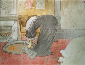 امرأة في الحوض من "Elles" ، 1896 بواسطة هنري دي تولوز لوتريك
