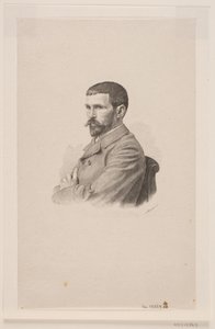 صورة للرسام P.AJ Dagnan-Bouveret بواسطة هنريك أرنولد هاميلكار سورنسن