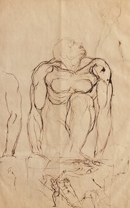تصاعدي (حبر هندي على ورق)