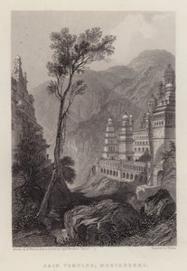 Jain Temples, Muktagerri (colour litho)