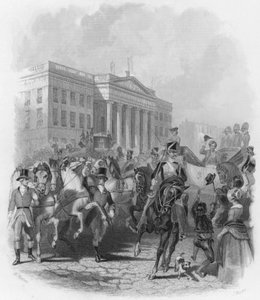 زيارة الملك جورج الرابع لايرلندا عام 1821 (نقش)