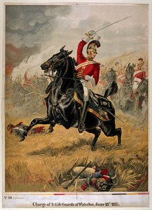 المسؤول عن أول حراس الحياة في واترلو ، نُشر عام 1890 (كروموليثو) بواسطة هنري أ. باين