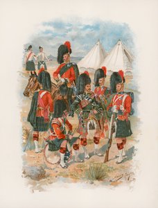 42nd رويال هايلاندرز ، الساعة السوداء (chromolitho) بواسطة هنري أ. باين