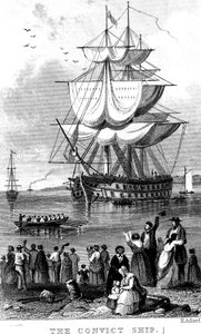 السفينة المدانة ، c1820.