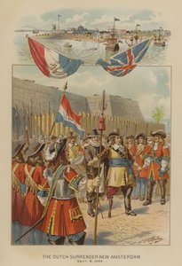 الاستسلام الهولندي نيو أمستردام ، 8 سبتمبر 1664 (كروموليثو) بواسطة هنري الكسندر (بعد) أوغدن