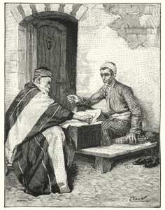 كاتب شرقي يختم رسالة (ليثو) بواسطة هنري أندرو هاربر
