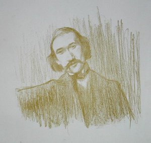 أندريه جيد (1861-1942) 1901 (ليثو)