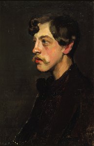 صورة للشاعر كميل موكلير 1872-1945 ، ج. 1895.