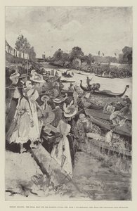 Henley Regatta ، الحرارة النهائية لثلاجات الماس (Ten Eyck v Blackstaffe) ، تظهر من ضميمة نادي جروسفينور