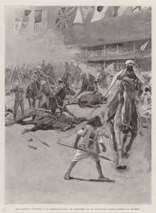 البطولة العسكرية الملكية في القاعة الزراعية ، Carabineers و New South Wales Lancers تفرق الدراويش