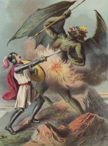 المسيحي يقتل أبوليون (chromolitho) بواسطة هنري كورتني سيلوس