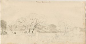 تامورث - منظر بعيد: الرسم بقلم الرصاص ، و [1788-1855] (رسم) بواسطة هنري كرزون ألبورت
