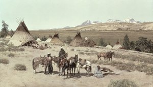 المخيم الهندي ، 1892