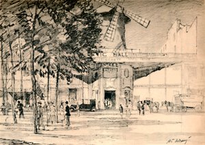 Le Moulin Rouge Dead هي في الواقع شمعة Pierrots. ، c1927 ، 1927
