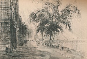 من بين جميع شوارع باريس ، تعد السين هي الأكثر إثارة للاهتمام ، c1927 ، 1927