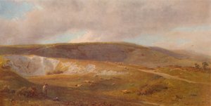 حفرة طباشير في داونز ، بالقرب من إيستبورن ، 1871 ، 1935