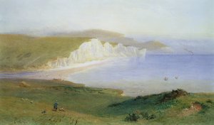 الأخوات السبع وفم Cuckmere ، 1881 (مرحاض)