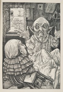ولكن ، يا ابن أخي متوهج ، احذر من اليوم ، من The Hunting of the Snark ، عذاب في ثمانية نوبات ، بقلم لويس كارول ، حانة. 1876 بواسطة هنري عطلة