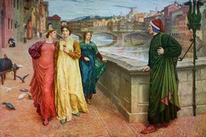 دانتي وبياتريس ، 1883 ، 1912. بواسطة هنري عطلة