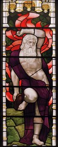 Evesham ، All Saints ، James Powell & Sons ، Henry Holiday ، Moses ، 1882 بواسطة هنري عطلة