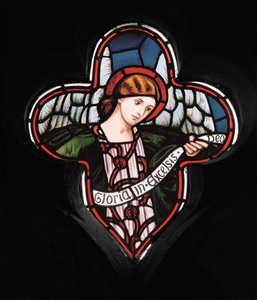 Quatrefoil Angel ، 1863 (زجاج ملون) بواسطة هنري عطلة
