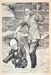 دعم كل رجل على قمة المد والجزر 1876. بواسطة هنري عطلة