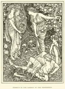 Perseus في حديقة Hesperides بواسطة هنري العدل فورد