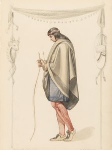 الرقم الهندي في الملف الشخصي ، 1851. بواسطة هنري كيرك براون