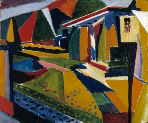 مناظر طبيعية مجردة ، 1915-1916. بواسطة هنري ليمان ساين