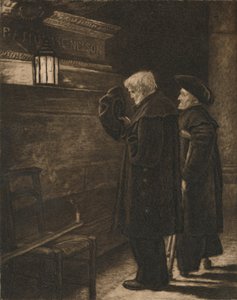 "Greenwich Pensioners at the Tomb of Nelson" ، 1868 ، 1896 بواسطة هنري ماكبث رايبورن