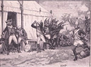 مفاجأة لفريدريك في Hochkirch AD 1758 بواسطة هنري ماريوت باجيت