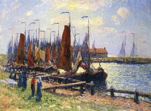 ميناء فولندام ، هولندا ، 1900