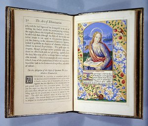 الصفحة التي تصور صورة القديس يوحنا ، من فن الإضاءة ورسالة ميسال ، لندن 1849 (مرحاض وغواش على الورق) (انظر 266779 لمزيد من التفاصيل) بواسطة هنري نويل همفريز