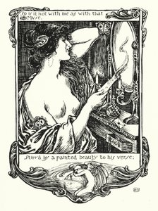 سوناتات شكسبير ، Sonnet XXI (litho) بواسطة هنري أوسبوفات
