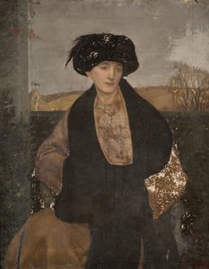 صورة للسيدة ليستر من وادي سلاد ، ستراود ، 1914. بواسطة هنري باين