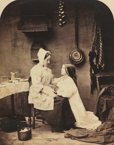 إنها تهرب إلى المنزل وتخبر والدتها بكل شيء عنها ، 1858.